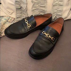 Coach loafers with soft foldable back sz 5 NWT